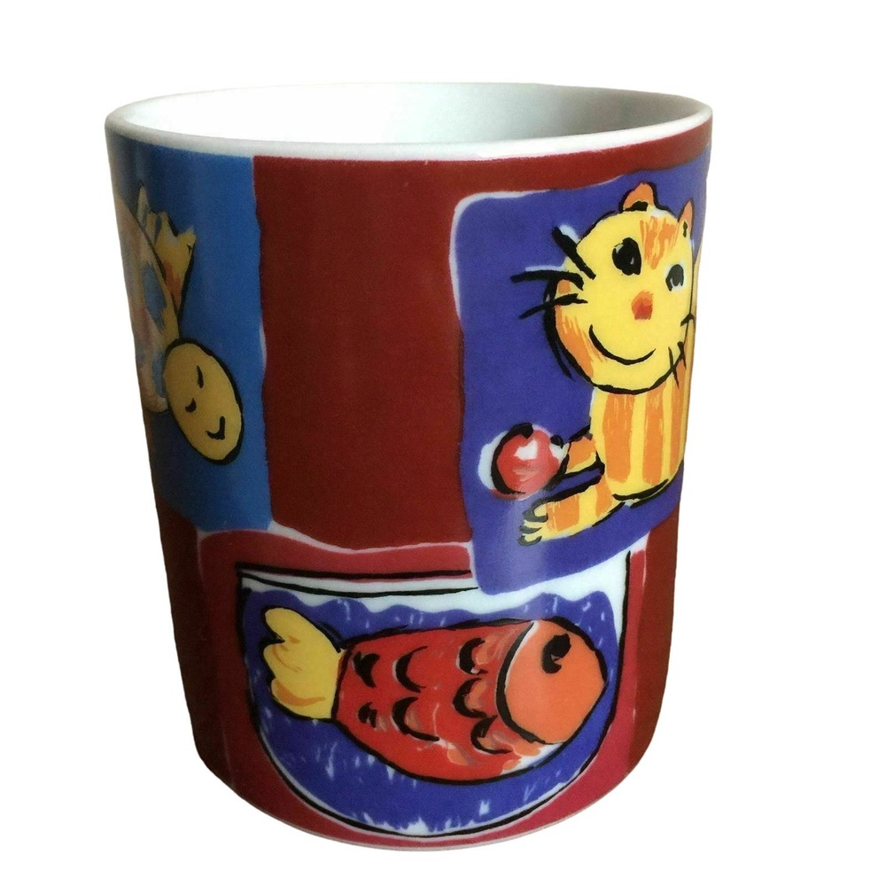 Save The Children Coffee Mug Spenser Age 9 My Best Friends Cat Dog Rabbit Fish